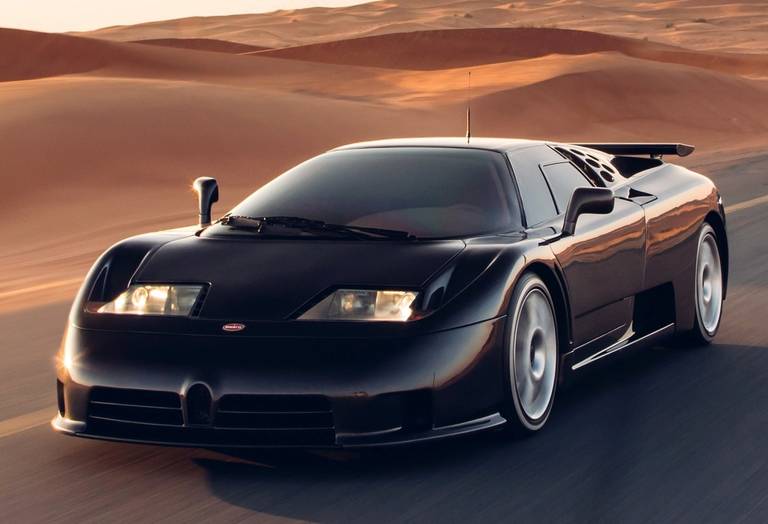  Das 1992 kurzzeitig schnellste Auto der Welt war der Bugatti EB 110 - und trotzdem auch schon Oldtimer!
