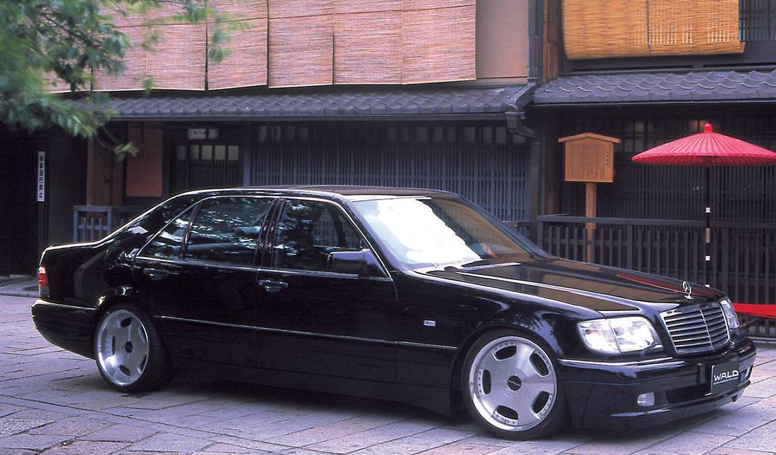 Mercedes W140 Seitenansicht