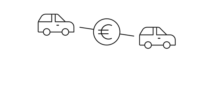 Inzahlungnahme Schritt vier - Auf den Verkaufspreis für das alte Auto als Anzahlung für das neue Fahrzeug einigen