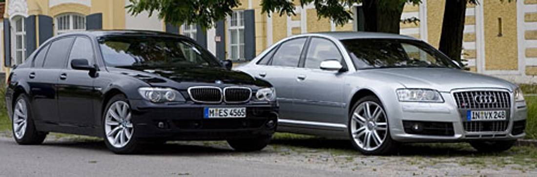 Vergleichstest: Audi S8 gegen BMW 760Li – Duell der Dickschiffe