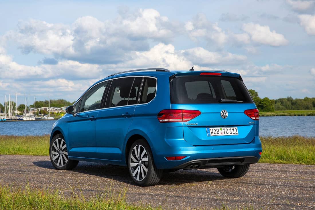  The VW Touran scores with its flexible interior as the ideal dog van.
