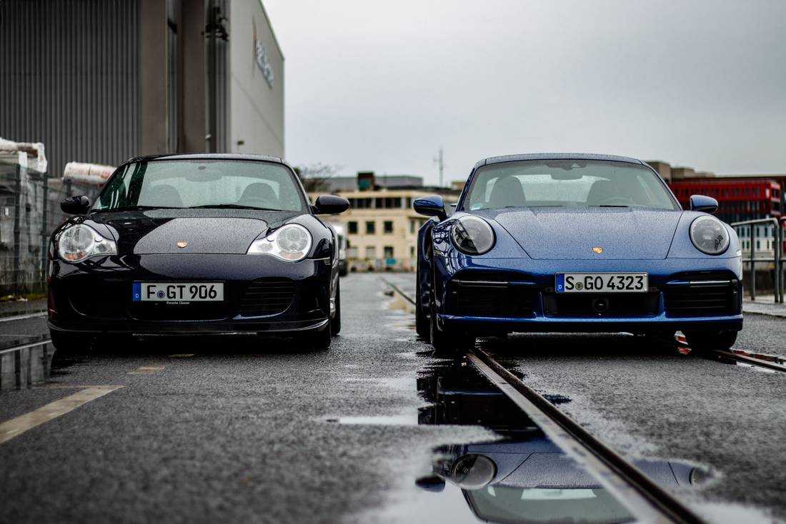 Faszination Porsche 911 (992) Turbo S und 911 (996) Turbo: Immer mehr Druck