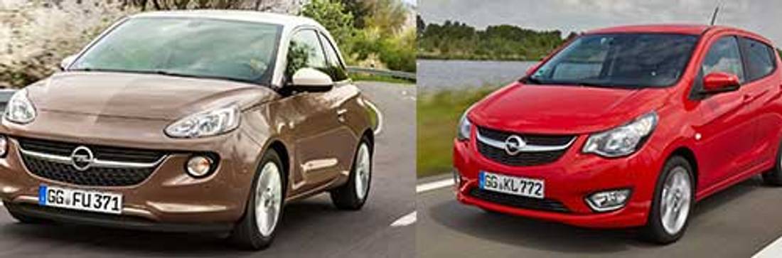 Vergleichstest: Opel Adam gegen Opel Karl – Kleine Autos, großer Unterschied