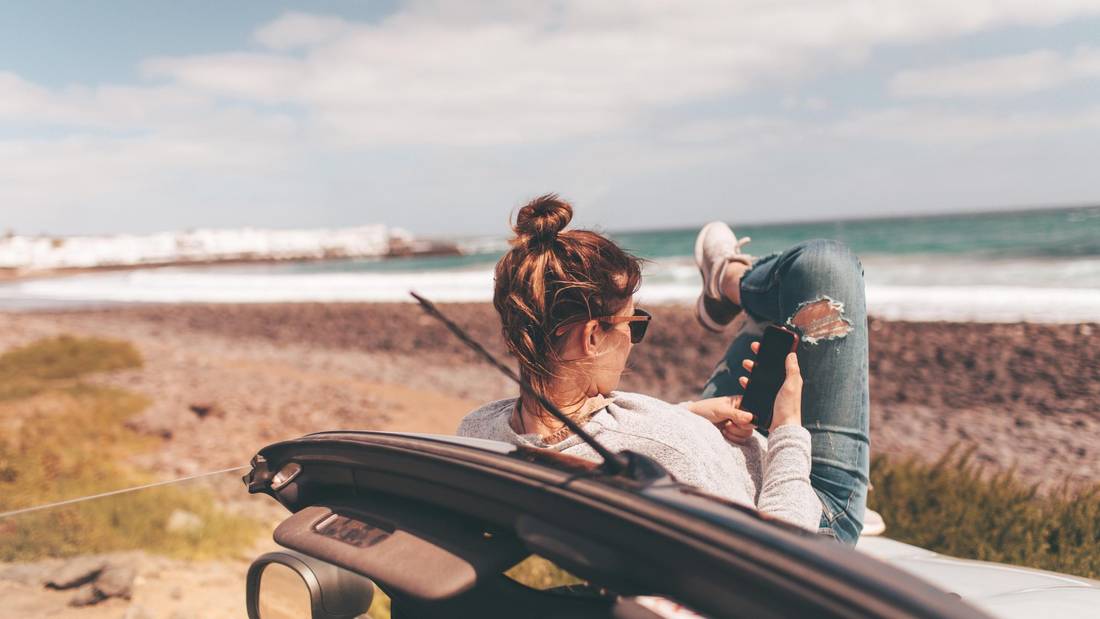 Woman Car Top 