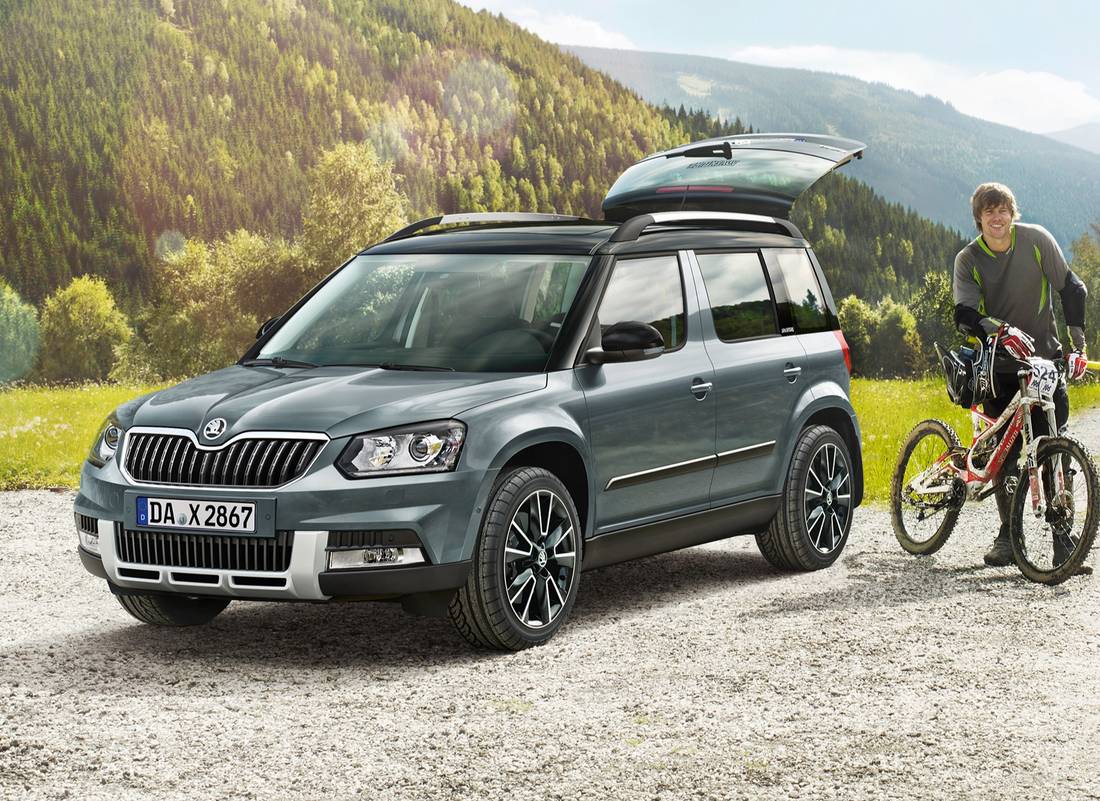 Skoda Yeti Abmessungen, Kofferraumvolumen und ähnlichen