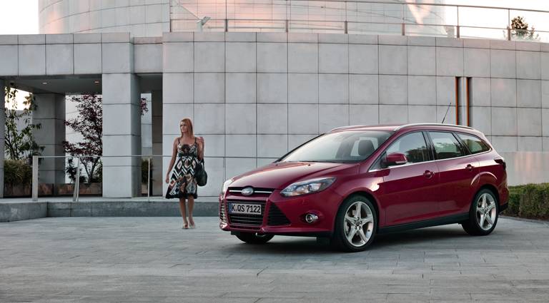  Wird bei dachhoher Beladung zum Ladekönig: Der Ford Focus Turnier.