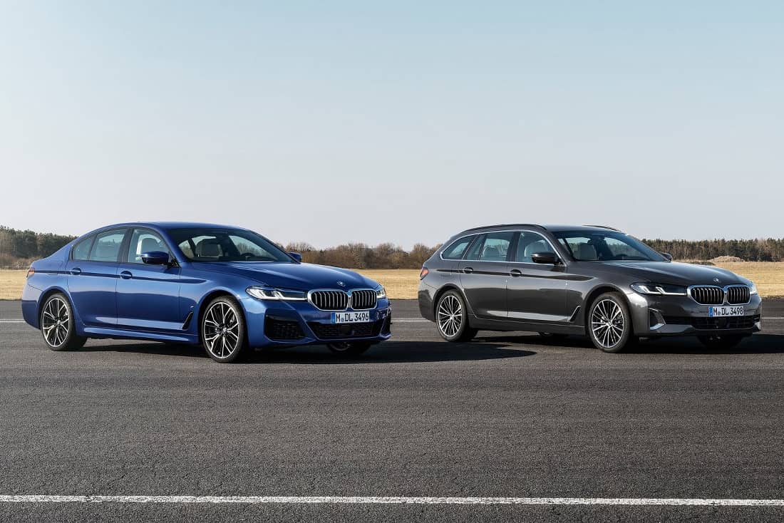 Bild-Vergleich: BMW 5er Touring G31 gegen Vorgänger F11 LCI