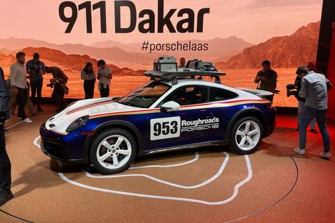 Sitzprobe Porsche 911 Dakar: Nur echt mit Berge-Ösen