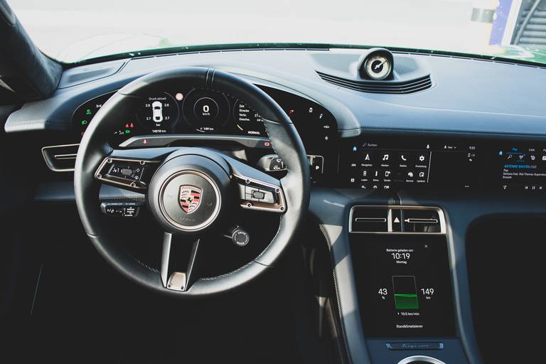 Porsche Taycan Turbo S Interior 1