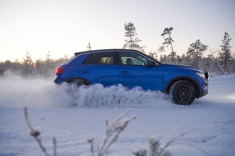  Like every year, the ADAC puts common winter tires through their paces in the far north of Europe.  © ADAC/Marc Wittkowski