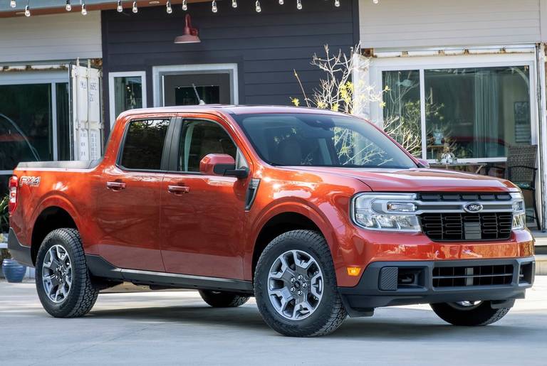  Der Ford Maverick ist der kleinste Truck bei Ford und zugleich erster serienmäßiger Vollhybrid-Pick-up.