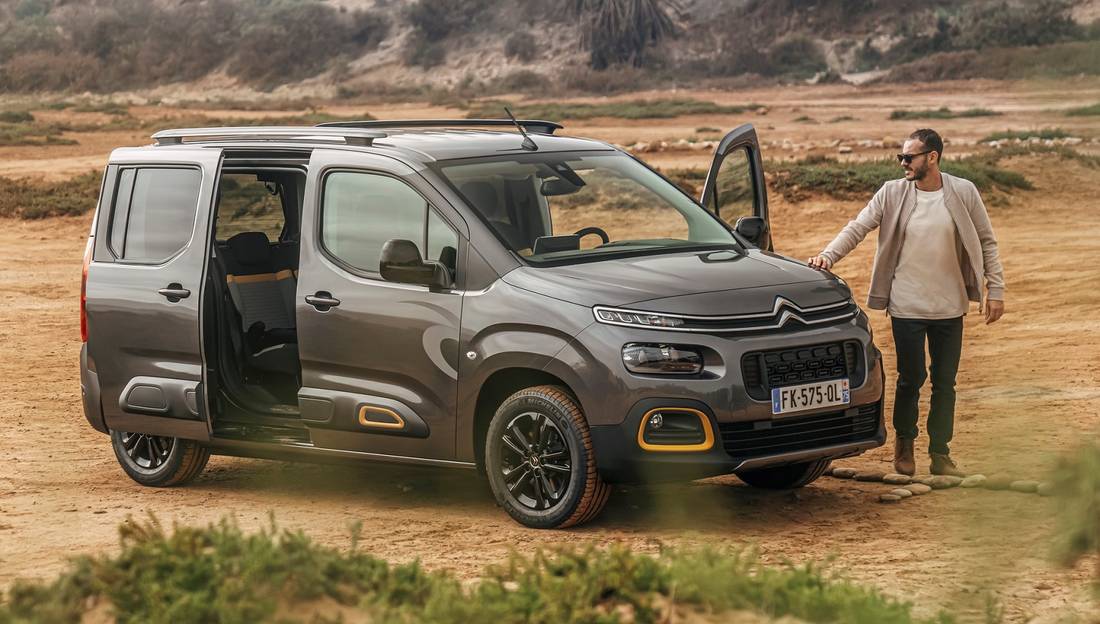  Der Citroën Berlingo wird wie seine Pendants Opel Combo und Peugeot Rifter neu nur noch mit Elektromotor verkauft. Auf dem Gebrauchtwagenmarkt ist das anders.