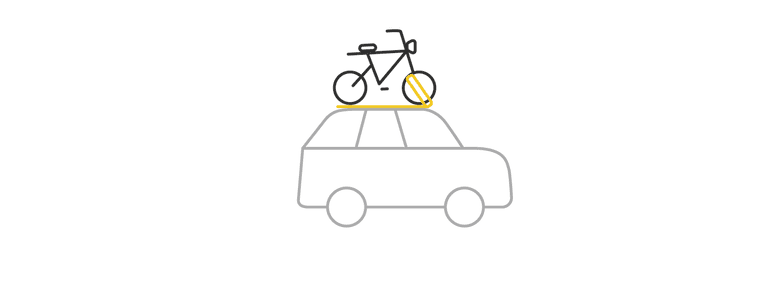 fahrradtraeger auf dem dach