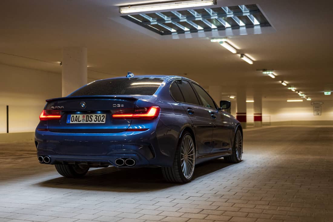 BMW-Alpina-D3-S-Biturbo-Garage-Rear-Side