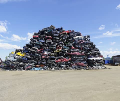 Scrap yard, Schrottplatz, verschrotten