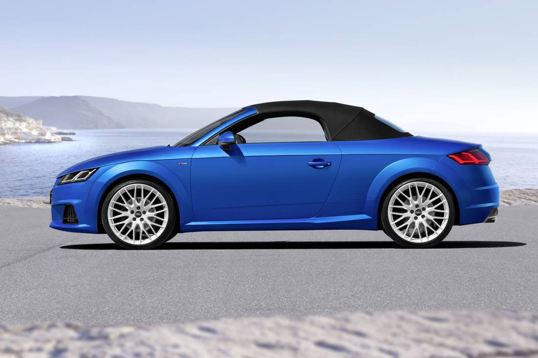  In dritter und voraussichtlich letzter Generation fährt der Audi TT auch stets als Cabrio vor.