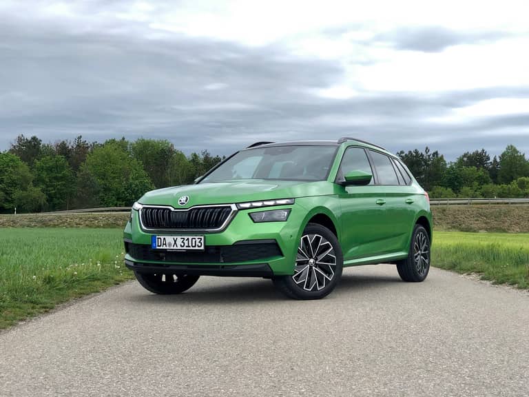  Das Mini-SUV Skoda Kamiq teilt sich die Plattform mit seinem VW-Bruder T-Roc aus Wolfsburg.