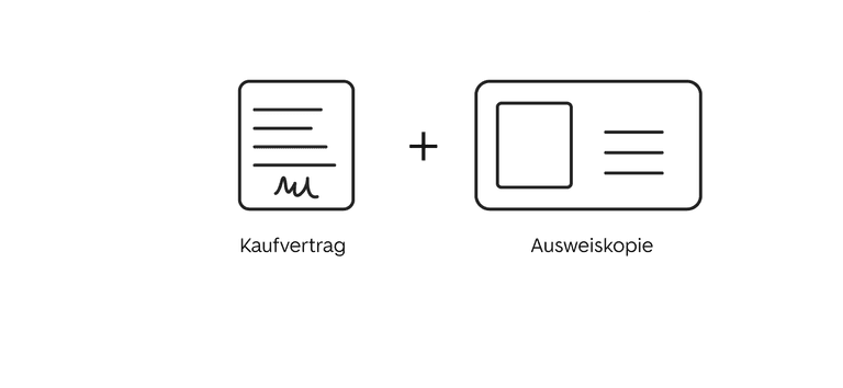 Schließe einen schriftlichen Kaufvertrag ab