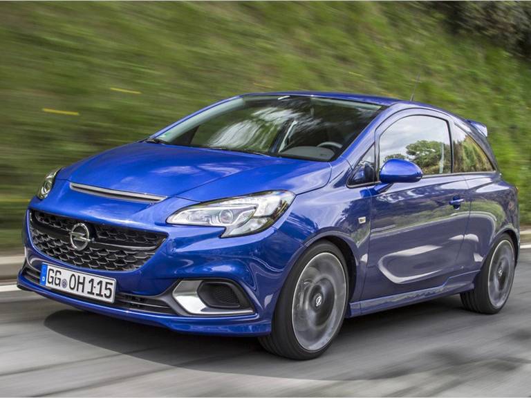  Rennsemmel mit zeitgemäßer Lackierung, Sportfahrwerk und 207 PS: Opel Corsa OPC (produziert zwischen 2015 und 2018).