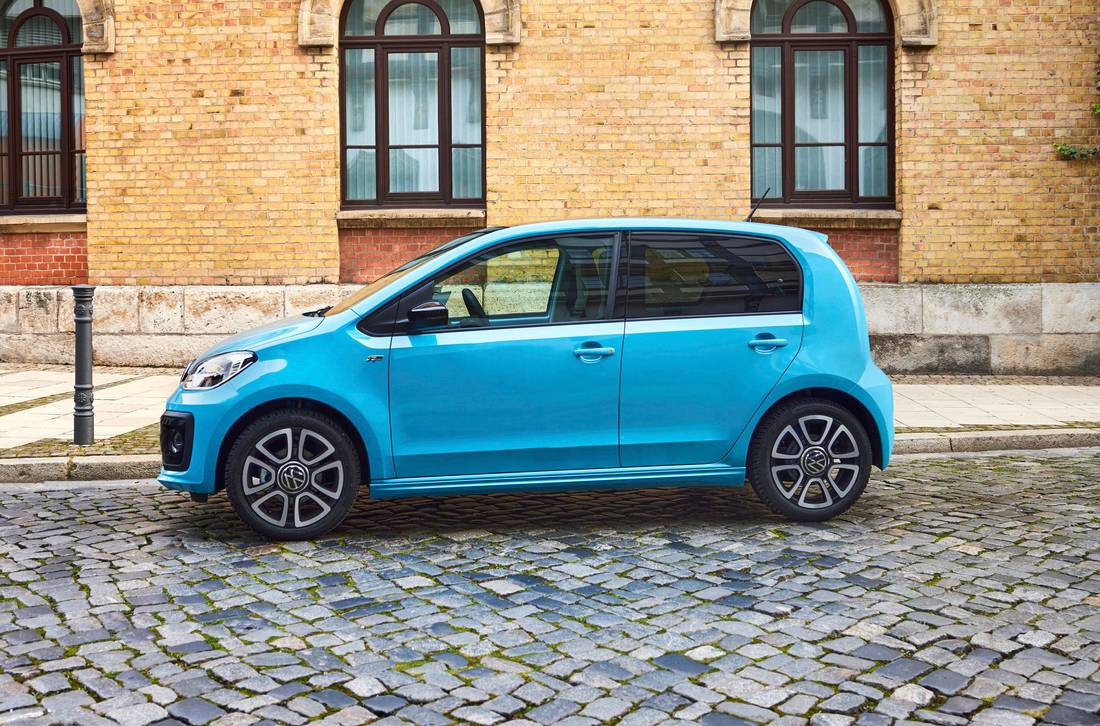 Volkswagen up! Kofferraumeinlage schwarz für tiefen Ladebode