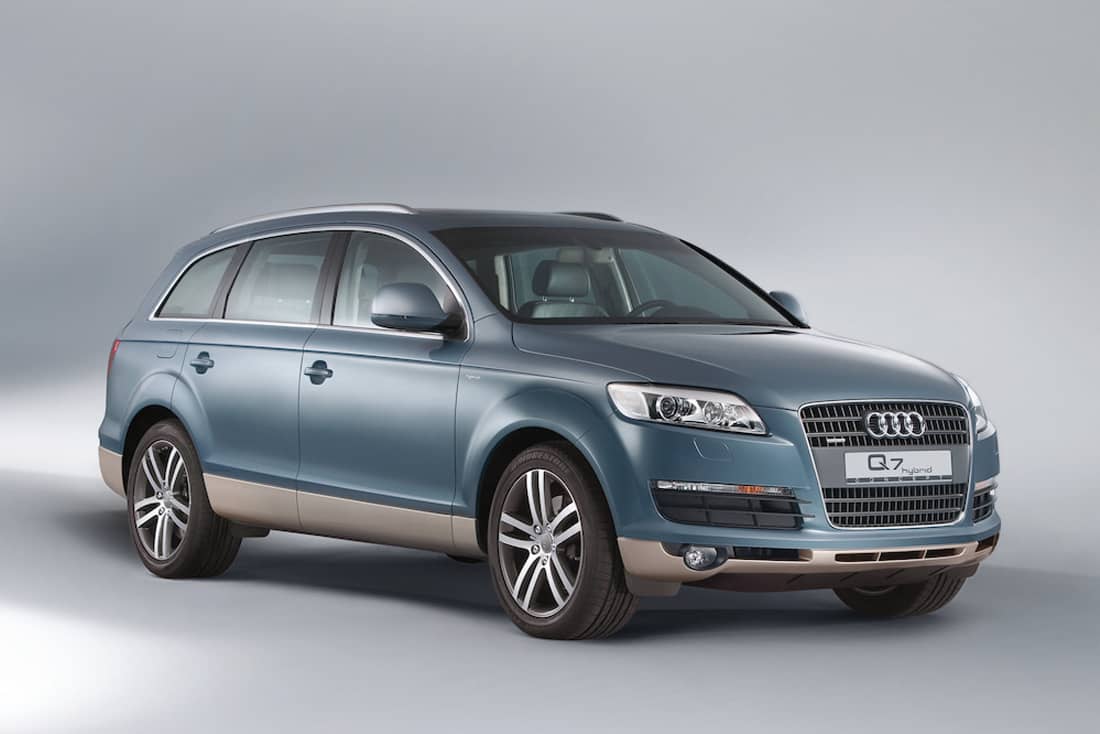  Zwischen 2019 und 2021 im Programm: Der Audi Q7 Hybrid.