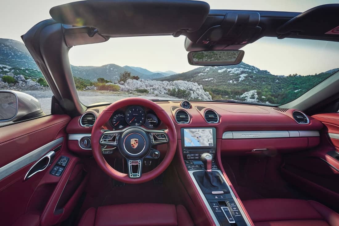 Porsche Boxster 25 years interior