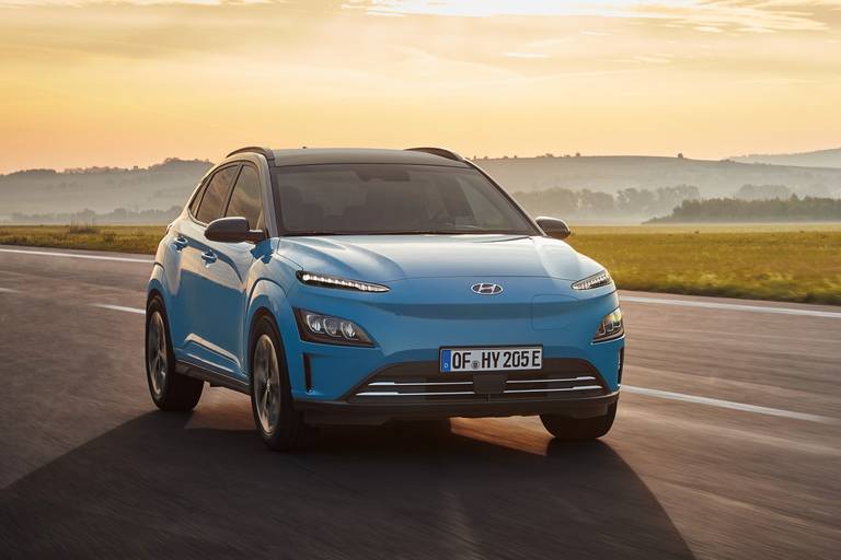  Den Hyundai Kona gibt es auch als reines E-Auto – eine Besonderheit im Mini-SUV-Segment.