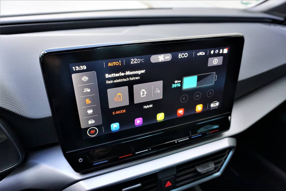 Seat Leon FR e-Hybrid 2020 Int Display E-Manager