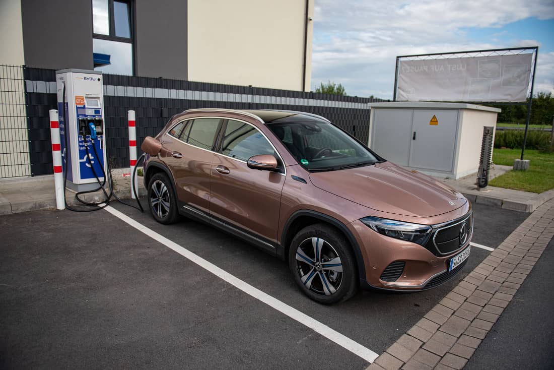 Mercedes EQA 250 charging