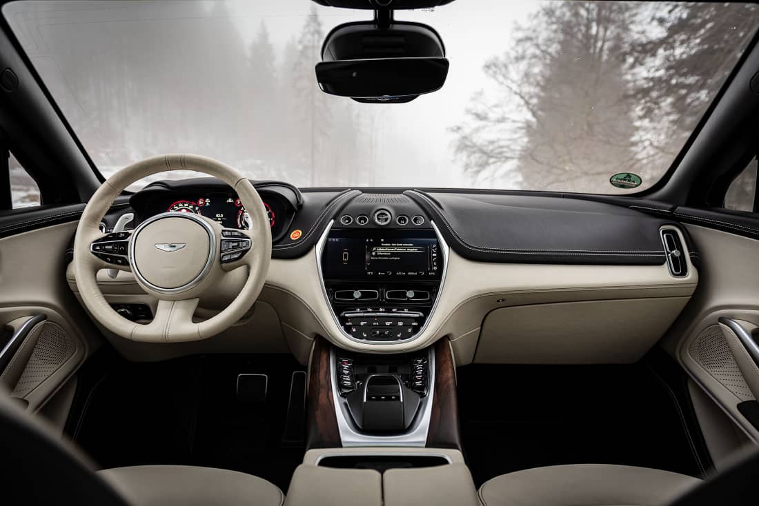 Aston Martin DXB interior