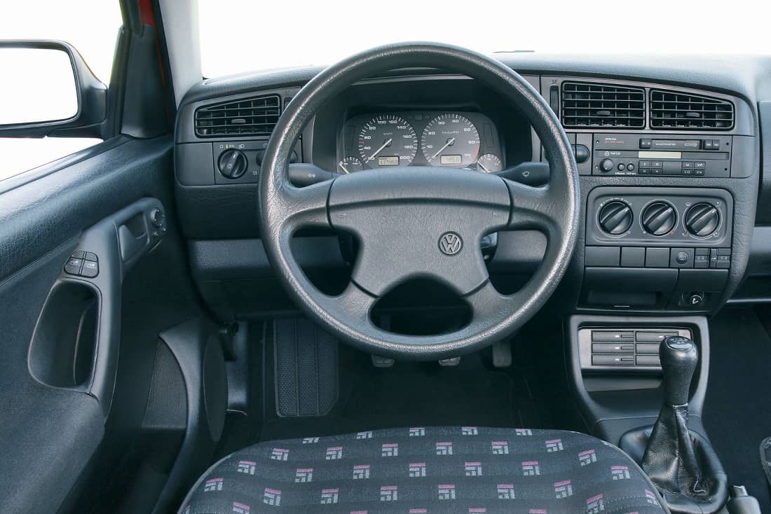 VW Golf III interior