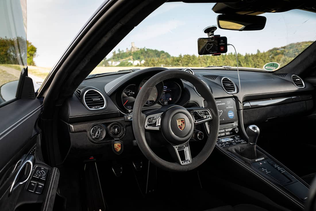 Porsche 718 Cayman Gts 4 0 In The Test With The Track Precision App On The Nordschleife Video Siam Insight