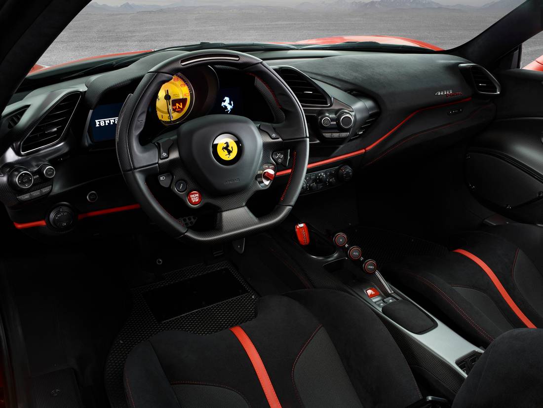 Ferrari 488 Pista Interieur