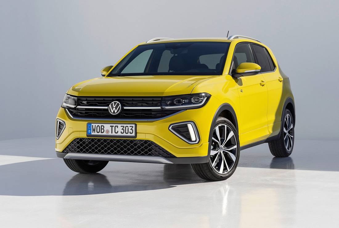 Volkswagen T-Roc R Facelift (2022) erstmals als Erlkönig erwischt