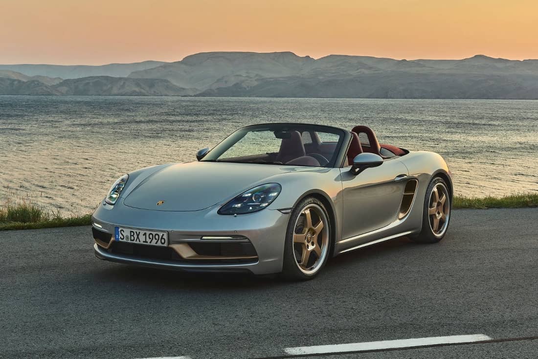 Porsche Boxster 25 years front side