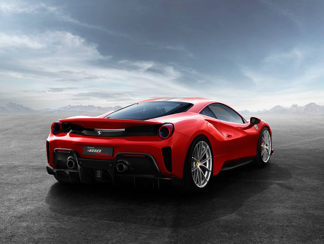 Ferrari 488 Pista Back