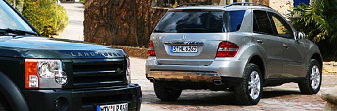 Vergleichstest: Mercedes ML 350 gegen Land Rover Discovery TDV6 – Total unfair
