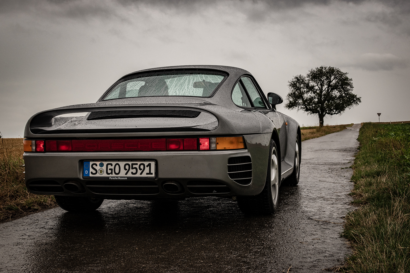 Porsche 959 - Heckansicht