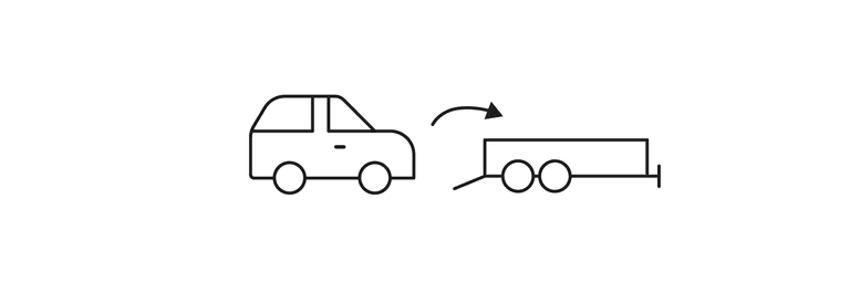 Das Auto korrekt verzurren - Schritt 1