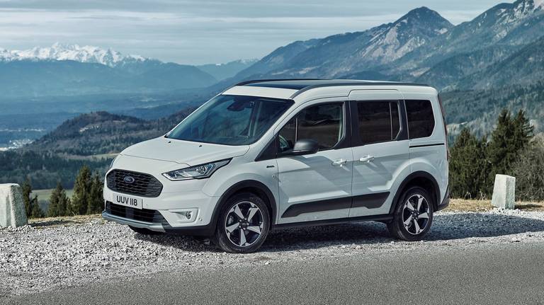  Die 2014 eingeführte Generation des Ford Tourneo Connect (im Bild das Facelift von 2018) erhält acht Jahre später einen Nachfolger mit Platz für bis zu sieben Personen.