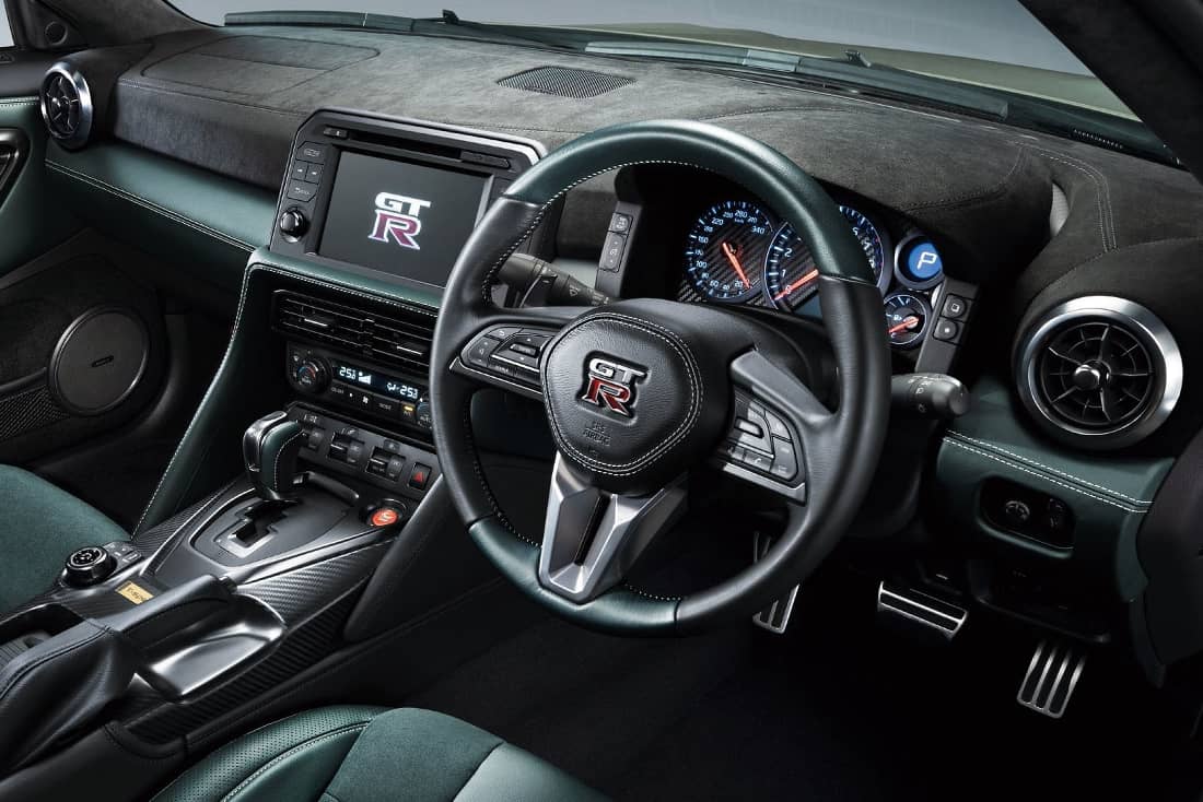 Nissan GT R 2022 interior