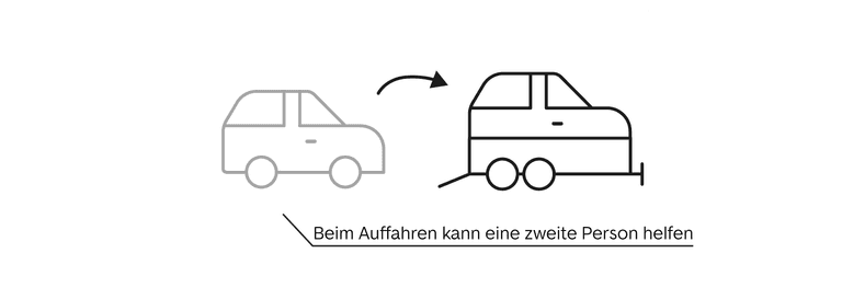 Das Auto korrekt verzurren - Schritt 3