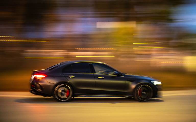  From a standstill, the 680 hp AMG reaches the 100 km/h mark after 3.4 seconds.  The top speed is optionally reached at 280 km/h.