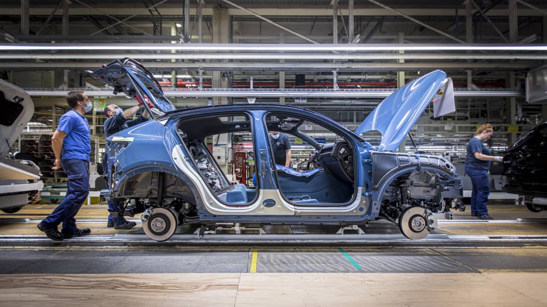 287331 Volvo Cars starts production of C40 Recharge in Ghent Belgium