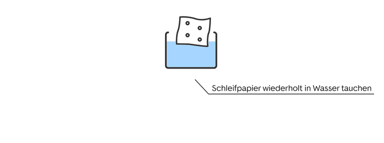 Scheinwerfer mit Schleifpapier aufbereiten - Schritt 2