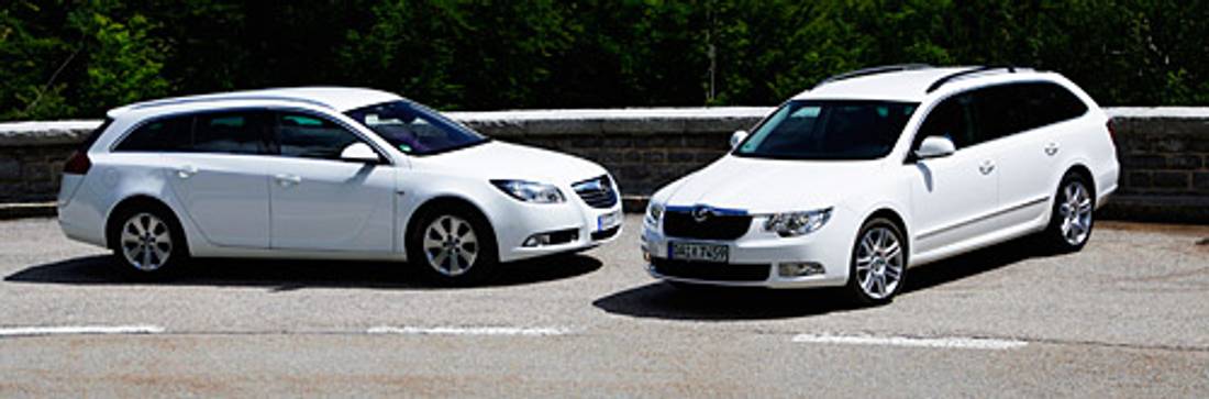 Vergleichstest: Skoda Superb Combi vs