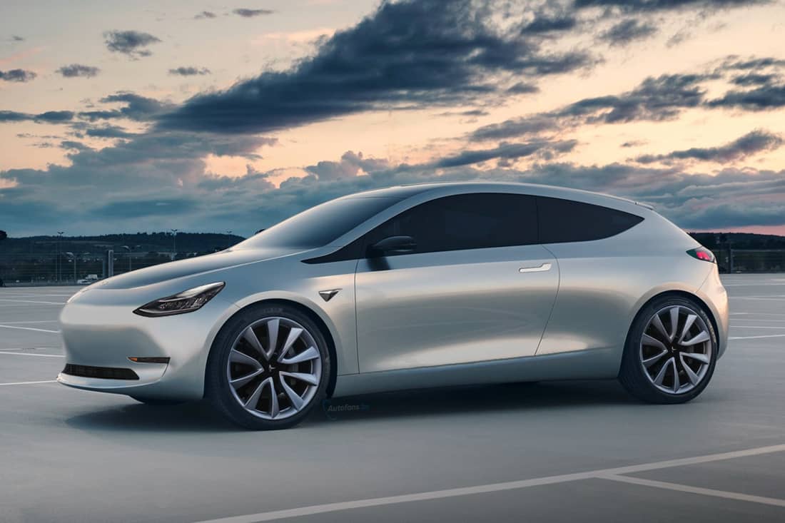 Elon Musk hint naar goedkopere Tesla Model 2 hatchback AutoScout24