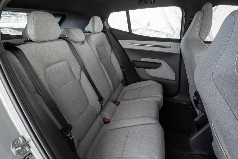  Typical of a small car SUV: the space in the second row is very limited.  The two-part rear seat can at least be folded down to form a flat loading area.