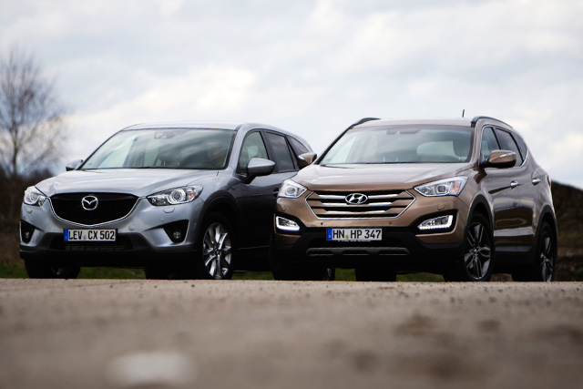 Vergleichstest Mazda Cx 5 Vs Hyundai Santa Fe Autoscout24