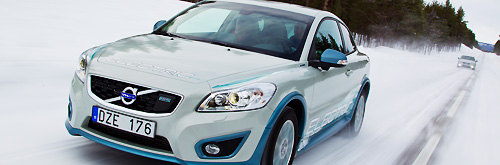 Grenzbereich: Volvo C30 electric – Reichweite trotz Minusgraden